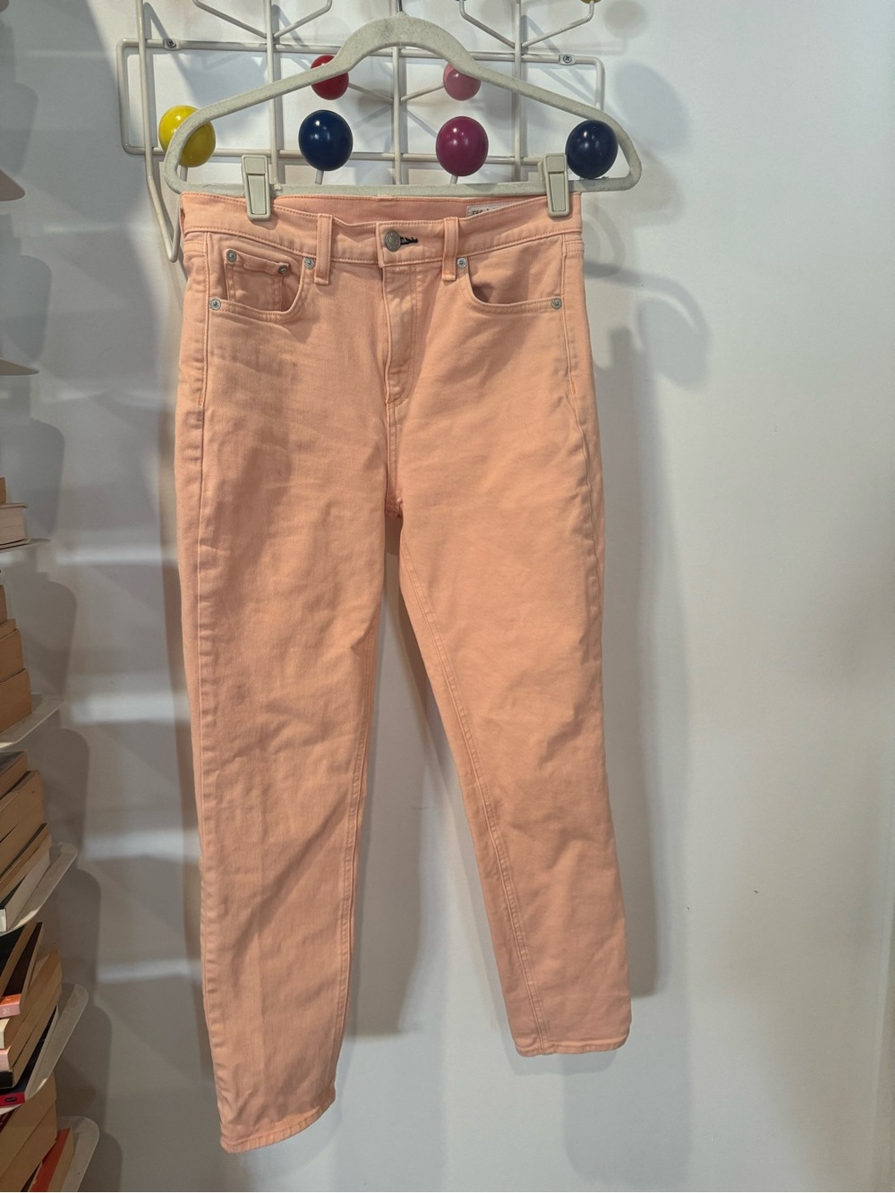 rag & bone High-Rise Peach Skinny Jeans